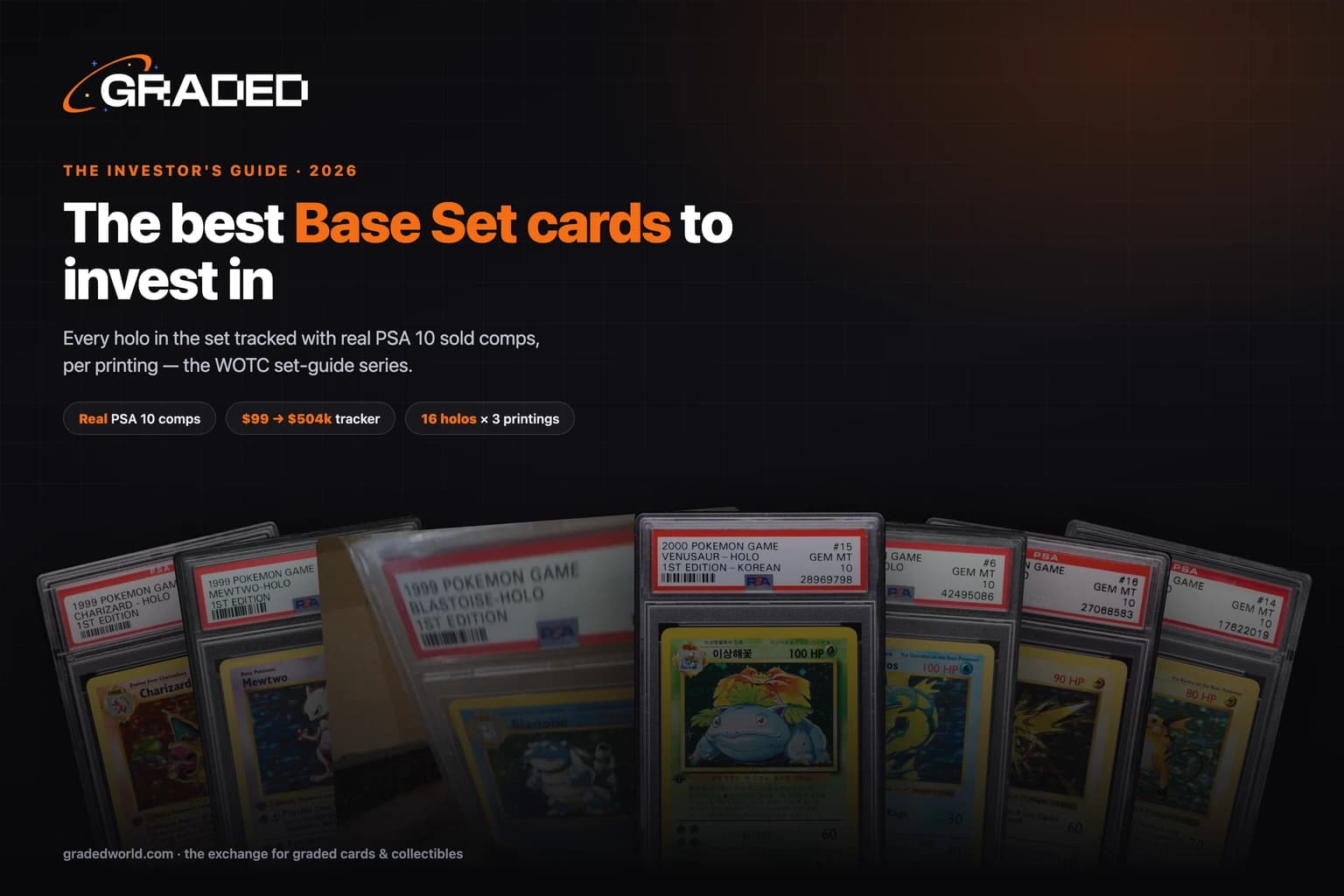 The Best Base Set Cards to Invest In (2026): Every Holo Tracked, in PSA 10