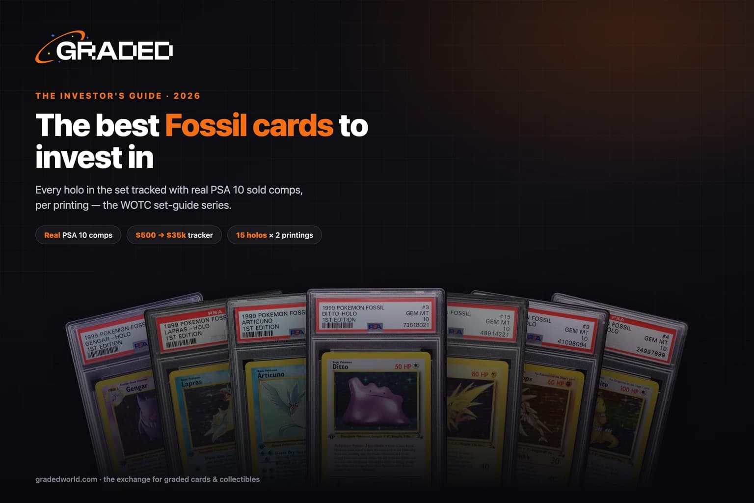 The Best Fossil Cards to Invest In (2026): Every Holo Tracked, in PSA 10