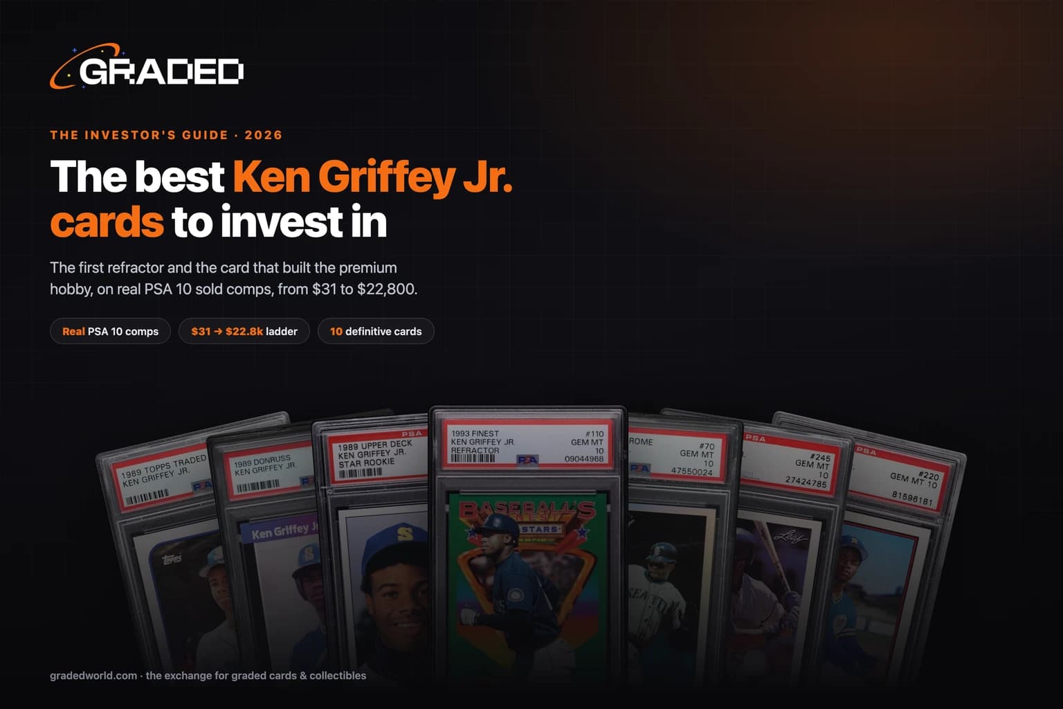 The Best Ken Griffey Jr. Cards to Invest In (2026): The First Refractor & the Full Ladder, in PSA 10