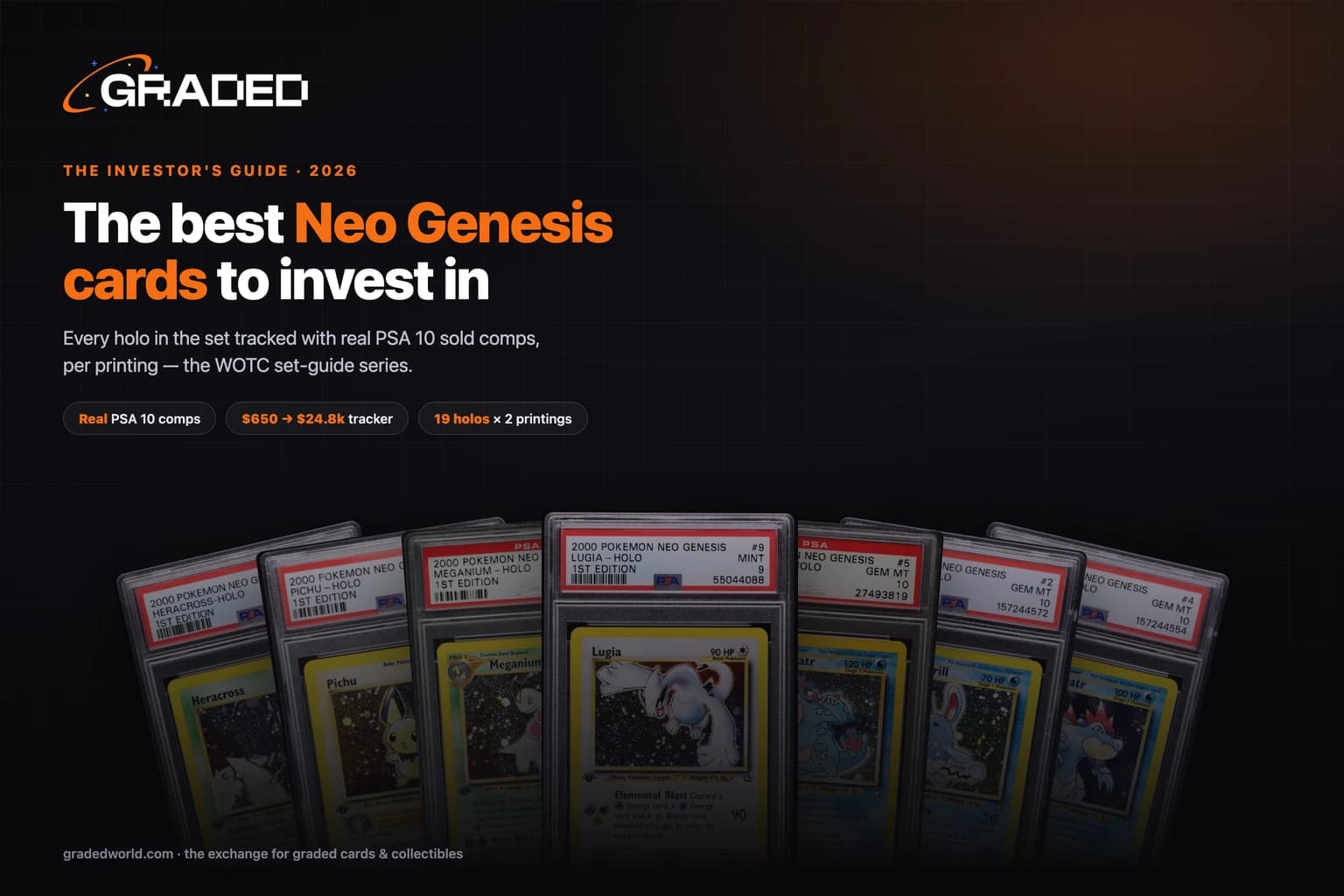 The Best Neo Genesis Cards to Invest In (2026): Every Holo Tracked, in PSA 10