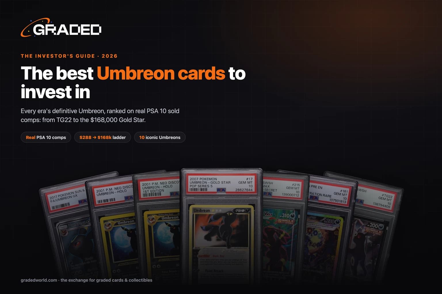 The Best Umbreon Cards to Invest In (2026): From the $168,000 Gold Star to Moonbreon, in PSA 10