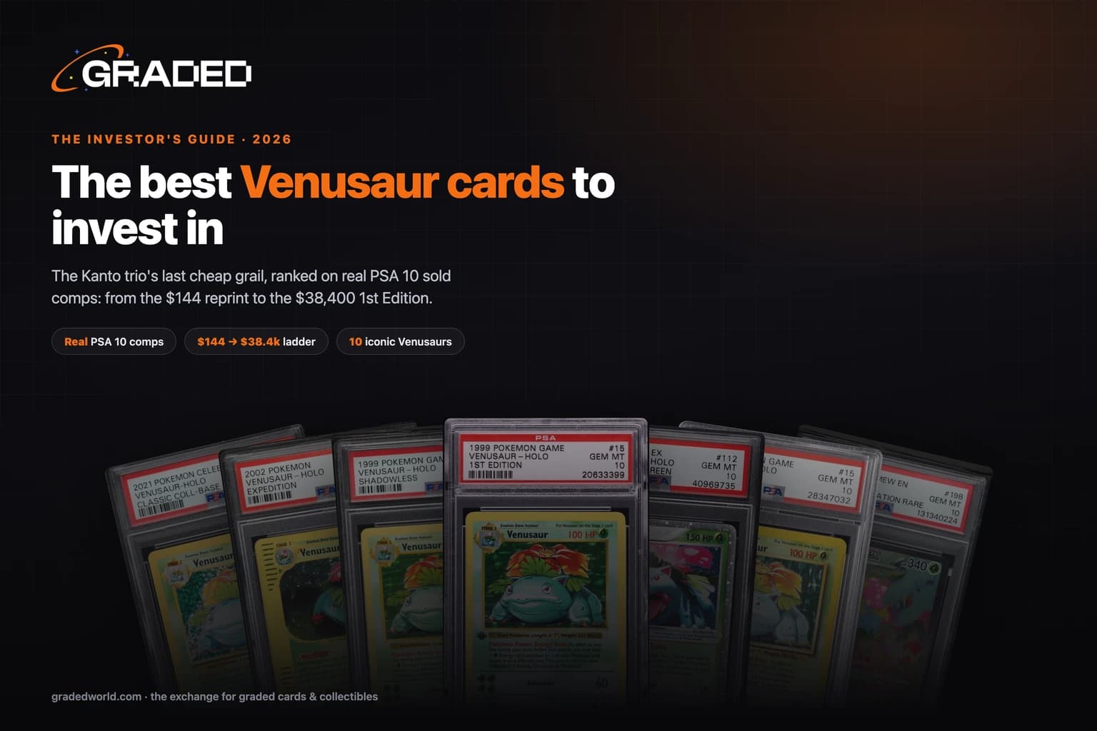 The Best Venusaur Cards to Invest In (2026): The Last Cheap Base Grail, in PSA 10
