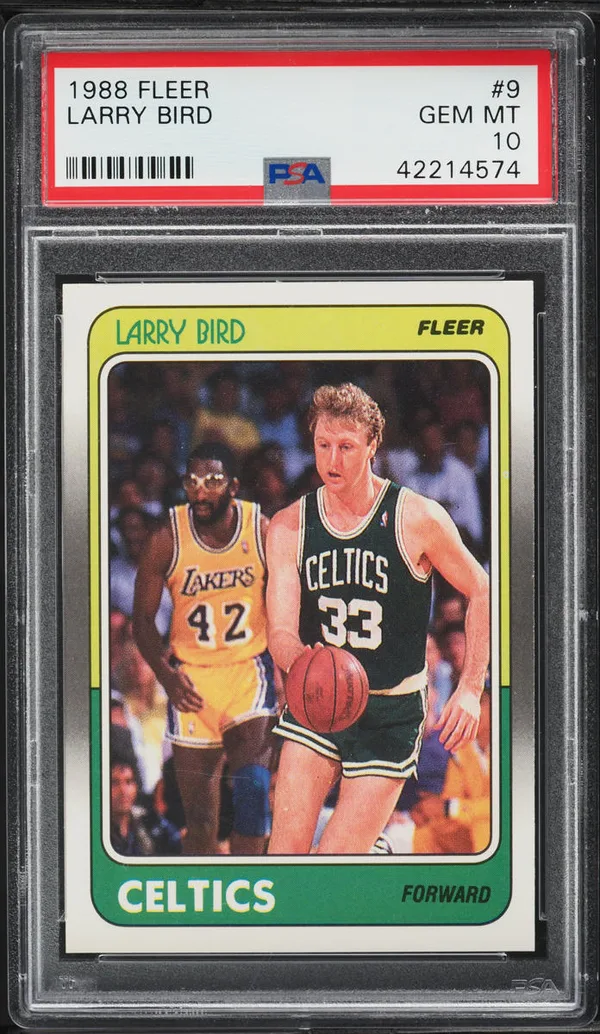 1988 Fleer Larry Bird #20