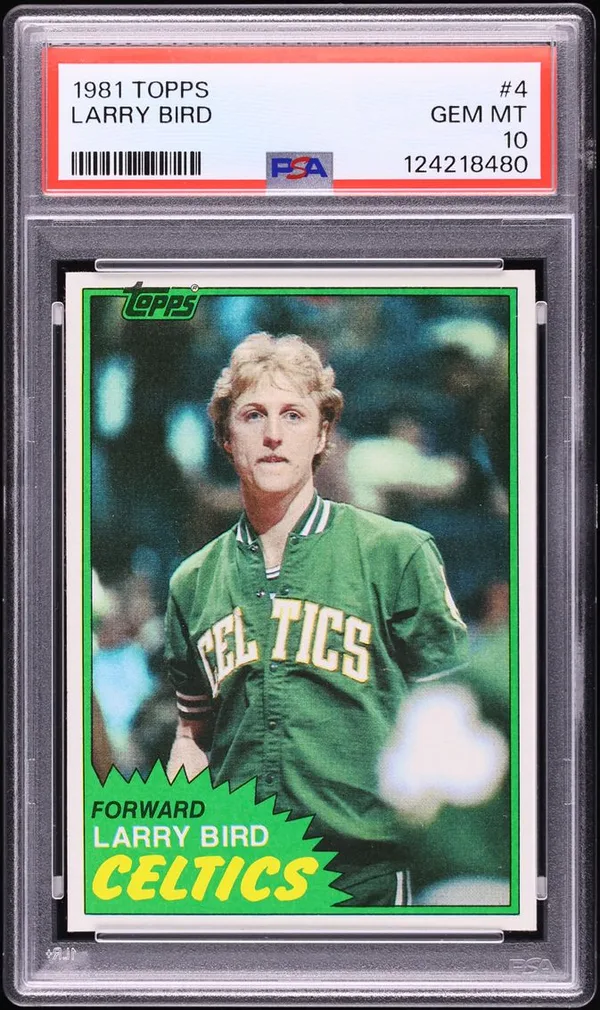 1981 Topps Larry Bird #4