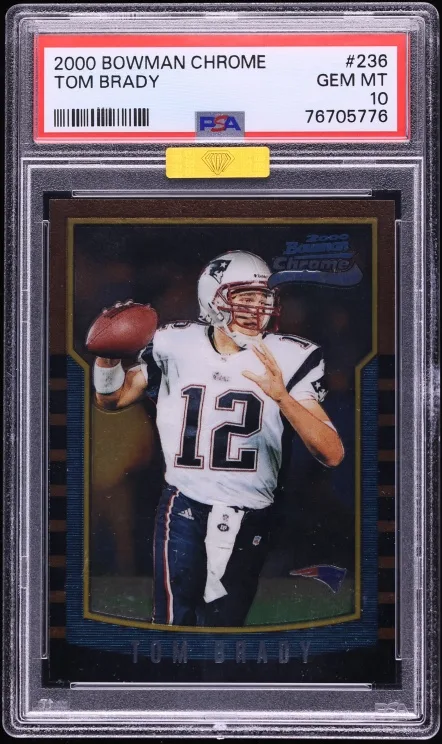 2000 Bowman Chrome Tom Brady Rookie #236