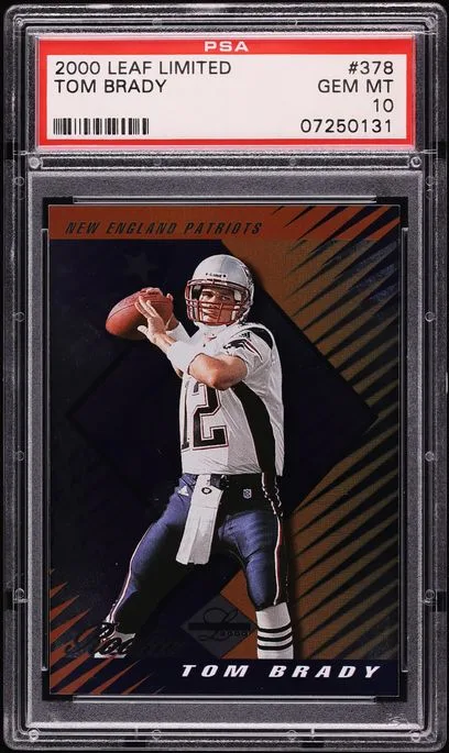 2000 Leaf Limited Tom Brady Rookie /350 #378