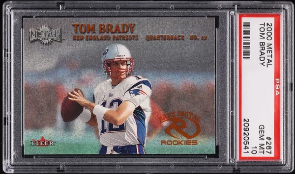 2000 Metal Tom Brady Rookie #267