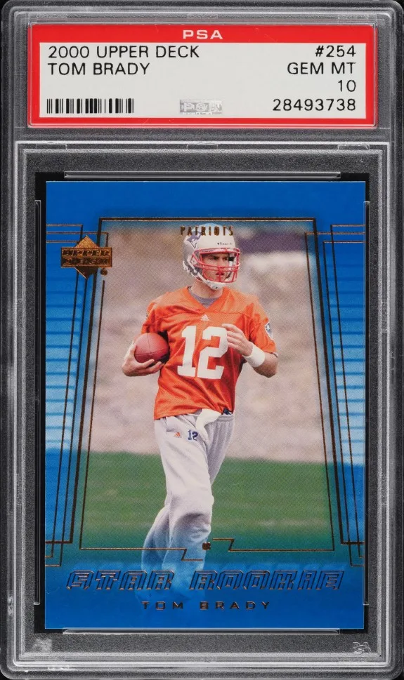 2000 Upper Deck Tom Brady Rookie #254
