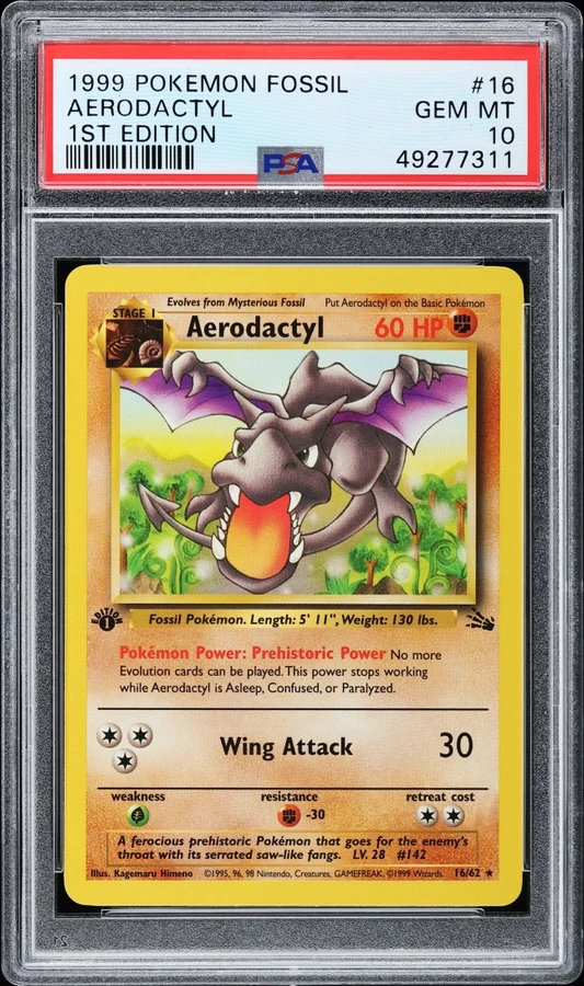 1999 Fossil 1st Edition Aerodactyl #1
