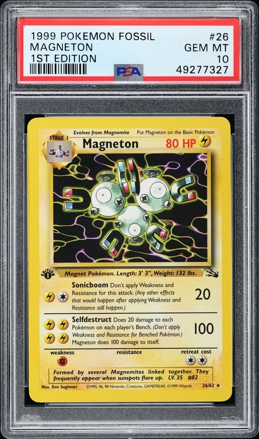 1999 Fossil 1st Edition Magneton #11