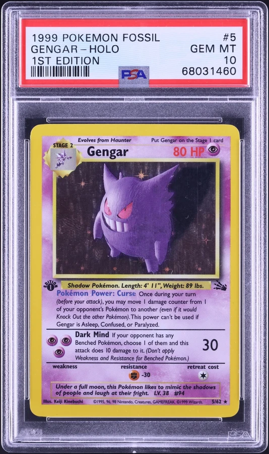 1999 Fossil 1st Edition Gengar #5
