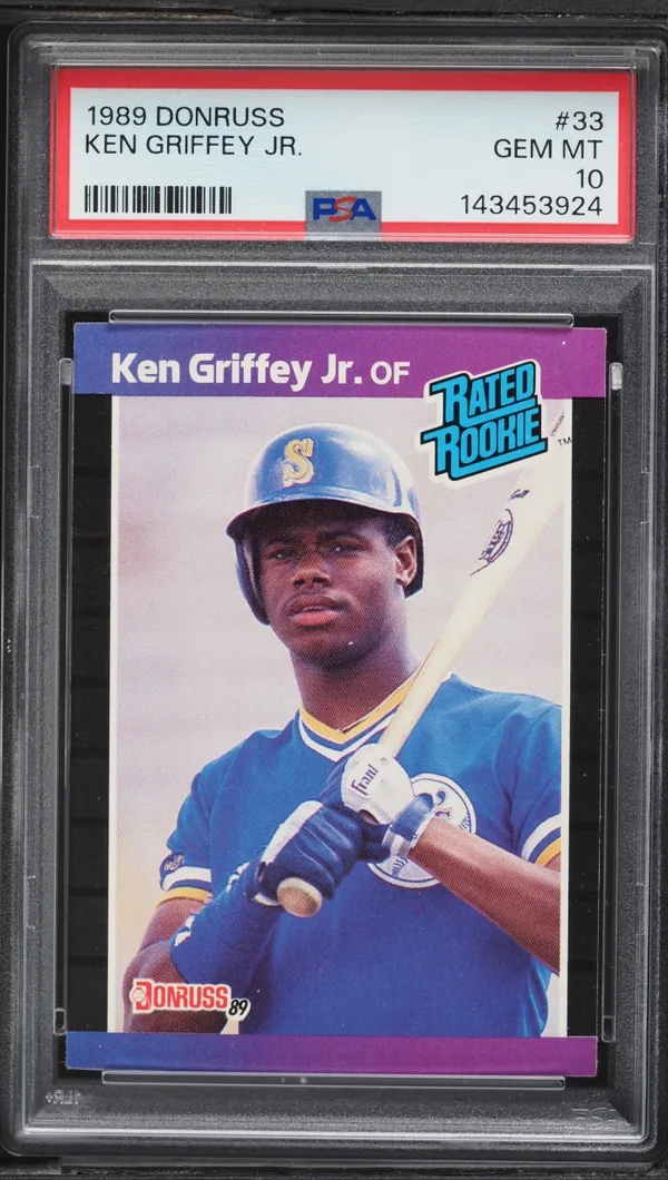 1989 Donruss Ken Griffey Jr. Rated Rookie #33