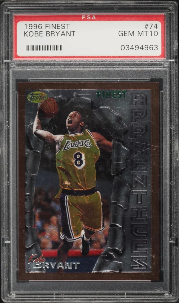 1996 Finest Kobe Bryant #74