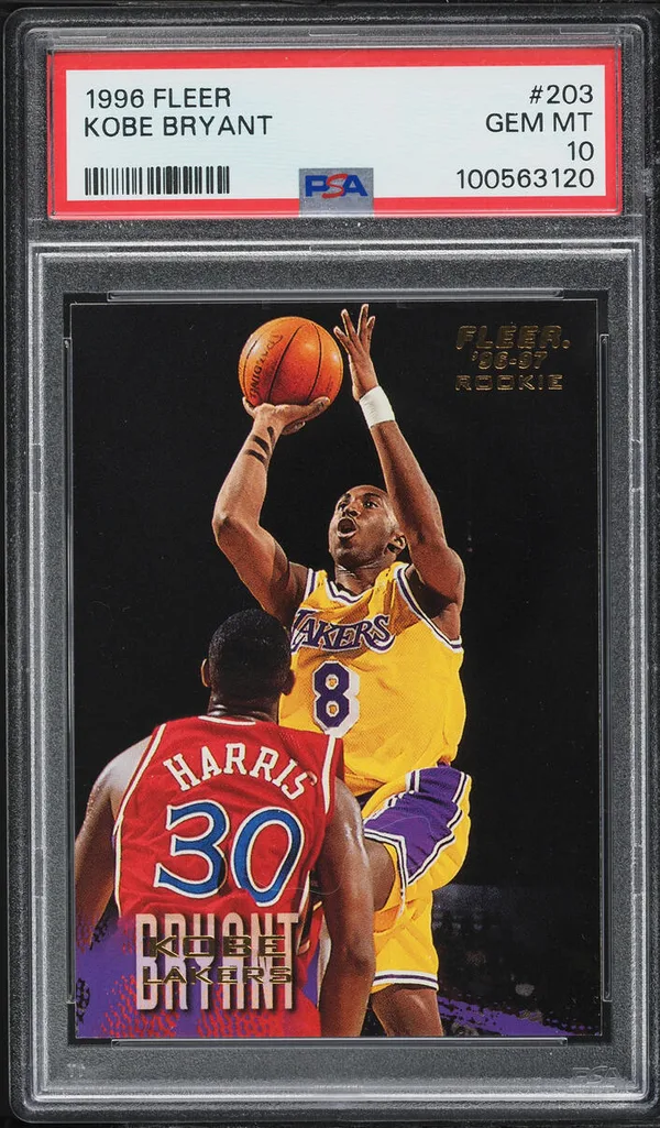 1996 Fleer Kobe Bryant Rookie #203