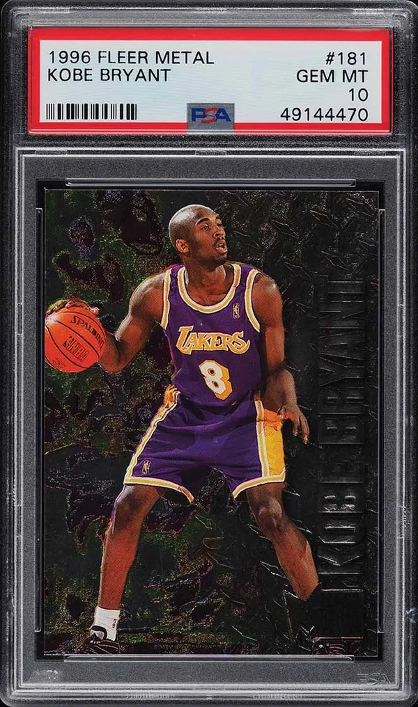1996 Metal Kobe Bryant Rookie #181