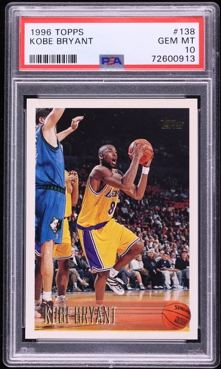 1996 Topps Kobe Bryant Rookie #138