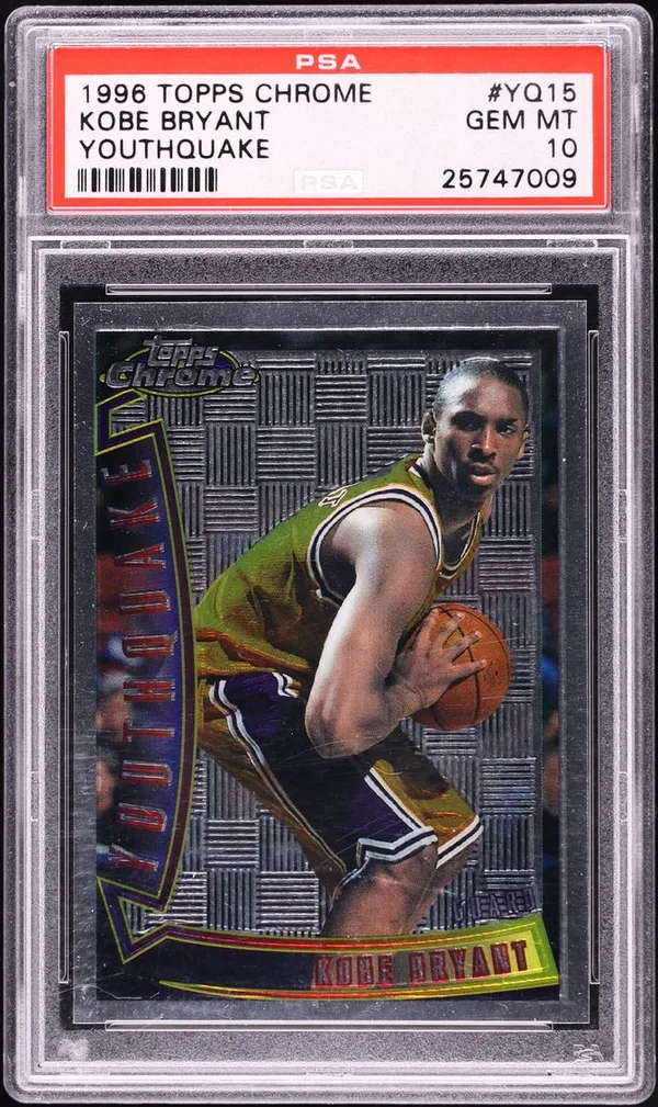 1996 Topps Chrome Youthquake Kobe Bryant #YQ15