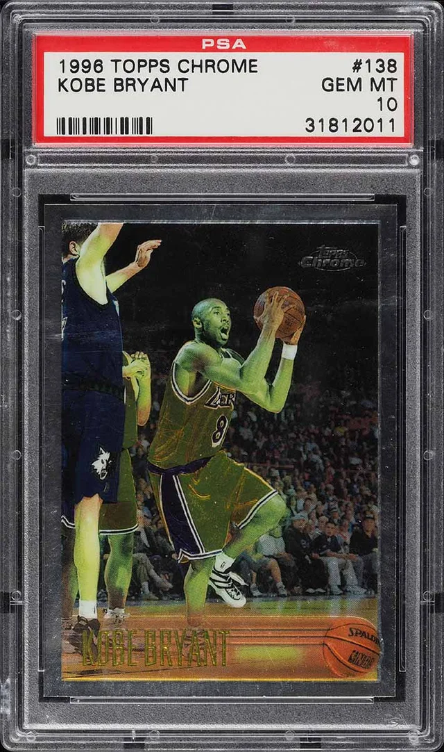 1996 Topps Chrome Kobe Bryant #138
