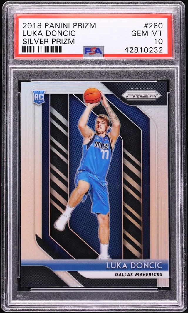 2018-19 Panini Prizm Luka Dončić #280 Silver Prizm