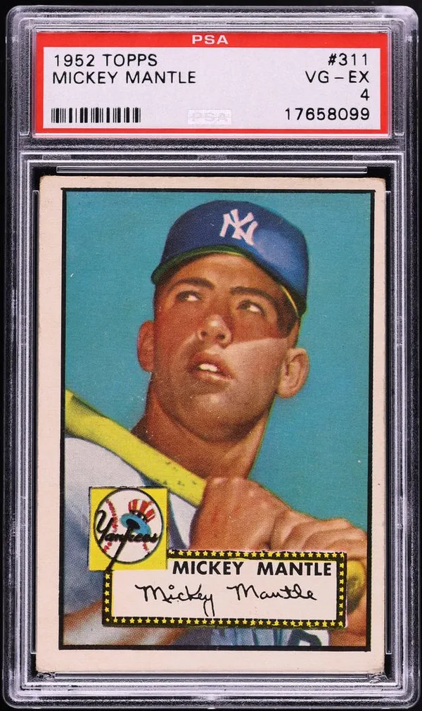 1952 Topps Mickey Mantle #311