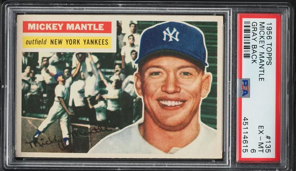 1956 Topps Mickey Mantle #135