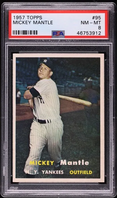 1957 Topps Mickey Mantle #95