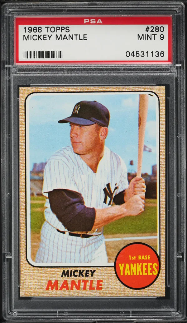 1968 Topps Mickey Mantle #280