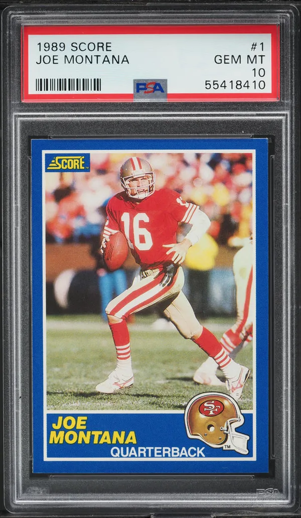 1989 Score Joe Montana #1