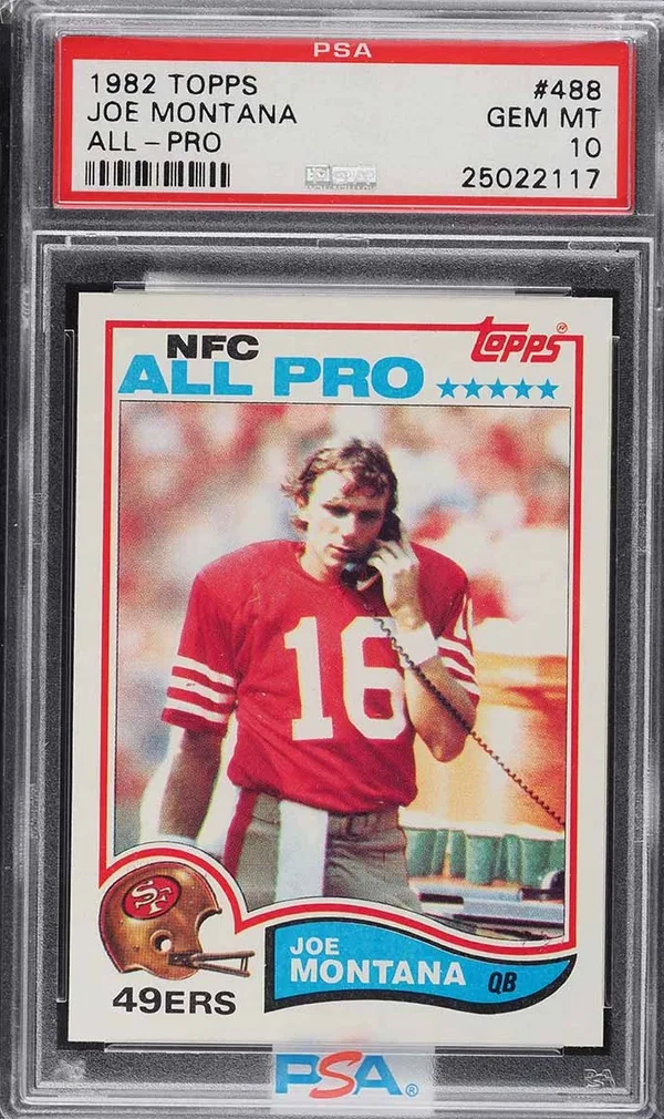 1982 Topps Joe Montana All-Pro #488