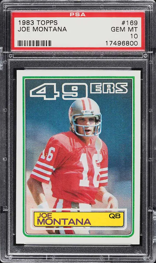 1983 Topps Joe Montana #169