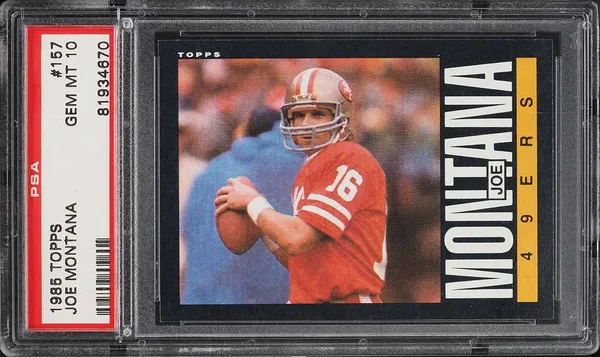 1985 Topps Joe Montana #157