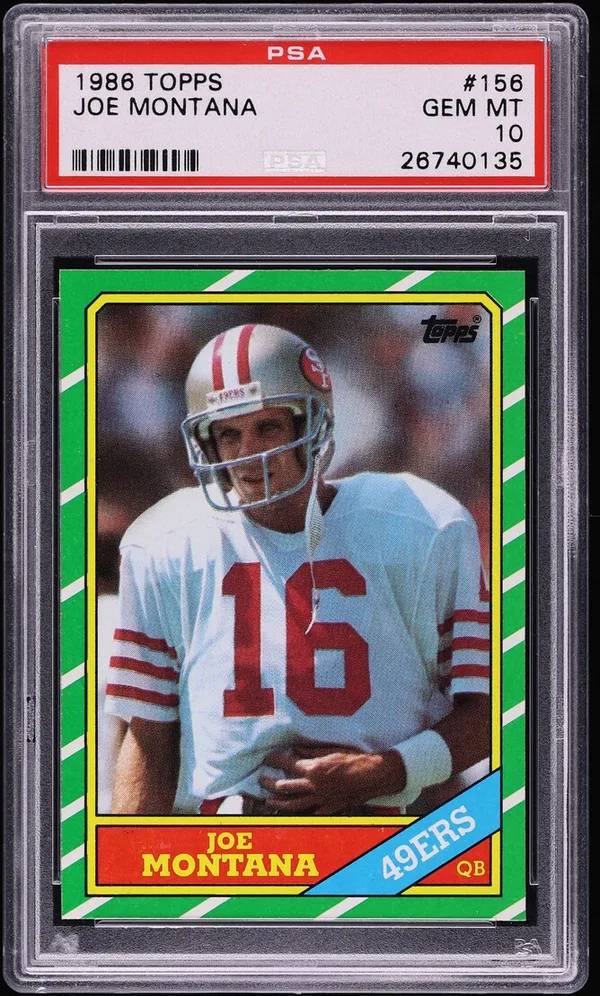 1986 Topps Joe Montana #156