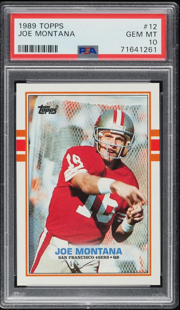 1989 Topps Joe Montana #12