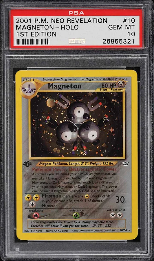 2001 Neo Revelation 1st Edition Magneton #10