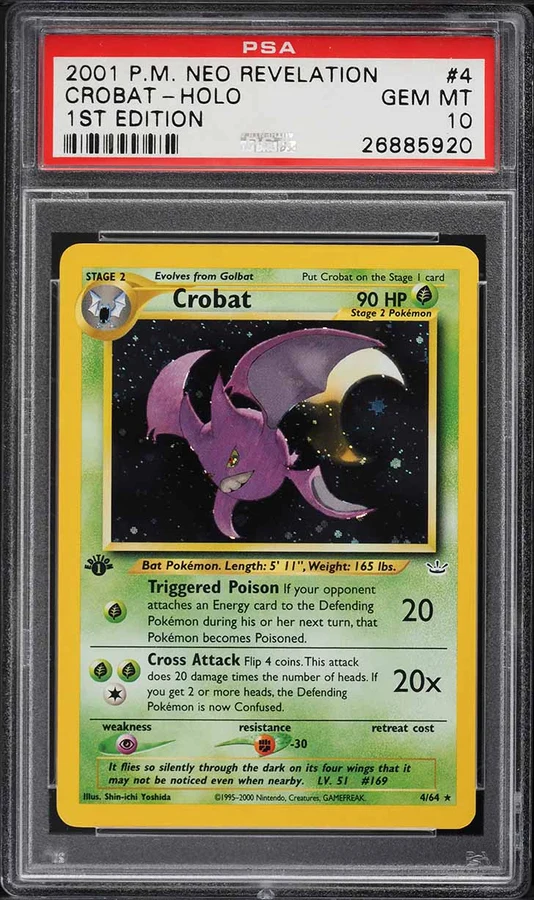 2001 Neo Revelation 1st Edition Crobat #4