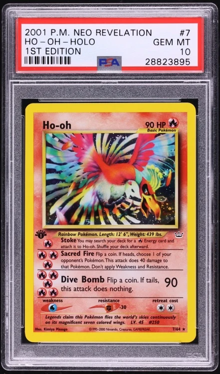 2001 Neo Revelation 1st Edition Ho-Oh #7