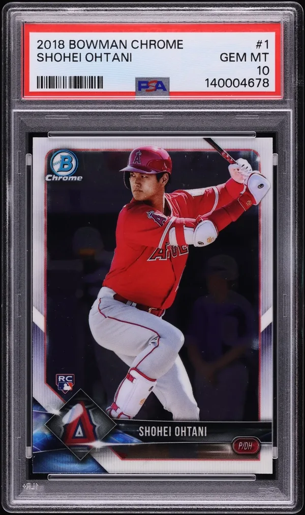 2018 Bowman Chrome Shohei Ohtani Rookie #1