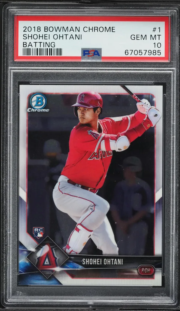 2018 Bowman Chrome Shohei Ohtani Rookie (Batting) #1