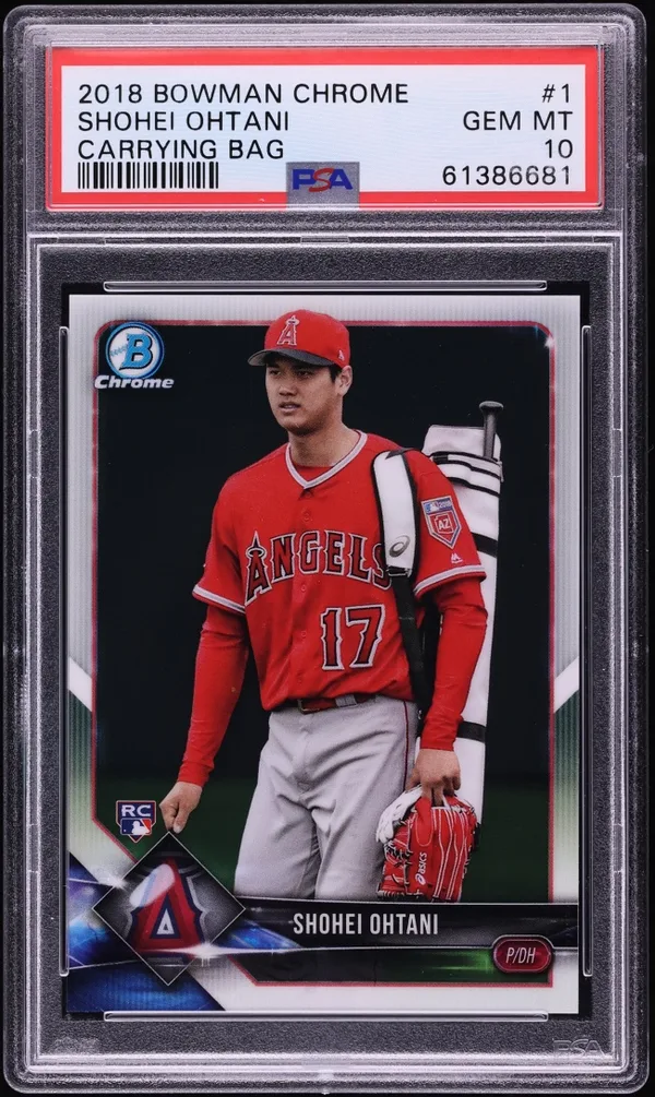 2018 Bowman Chrome Shohei Ohtani Rookie (Carrying Bag) #1