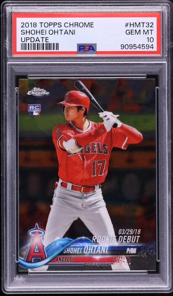 2018 Topps Chrome Update Shohei Ohtani Rookie #HMT32
