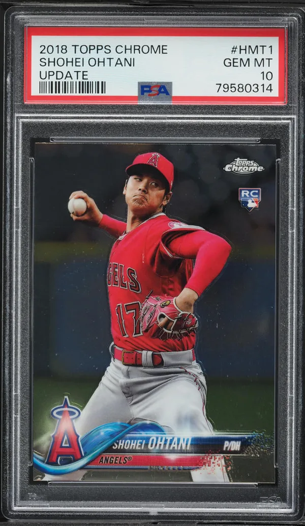 2018 Topps Chrome Update Shohei Ohtani Rookie #HMT1