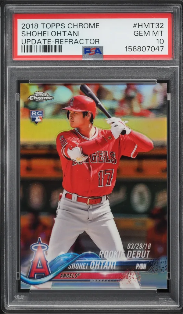 2018 Topps Chrome Update Refractor Shohei Ohtani /250 #HMT32