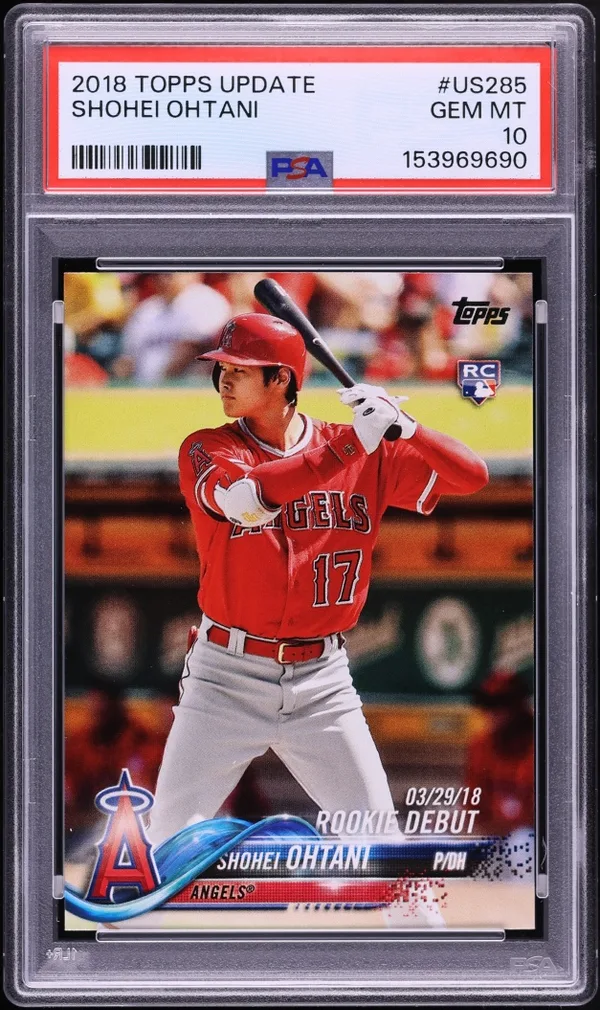 2018 Topps Update Shohei Ohtani Rookie #US285
