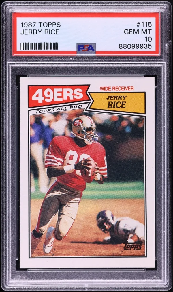 1987 Topps Jerry Rice #115