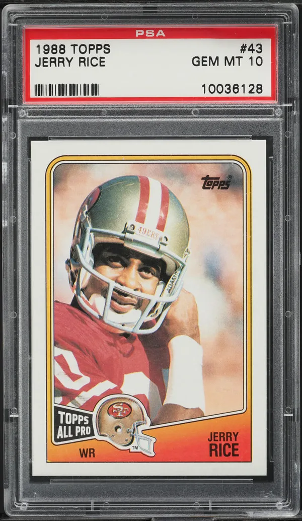 1988 Topps Jerry Rice #43