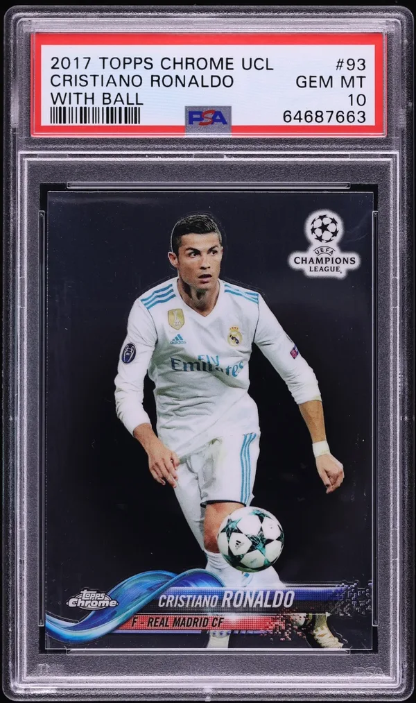 2017 Topps Chrome UEFA Cristiano Ronaldo #93