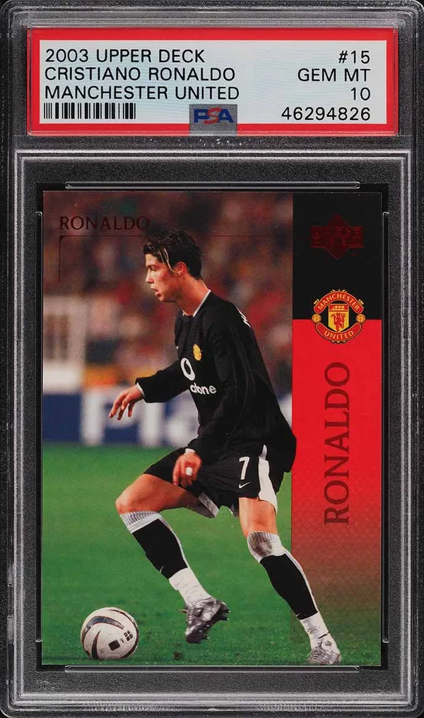2003 Upper Deck Manchester United Cristiano Ronaldo #15