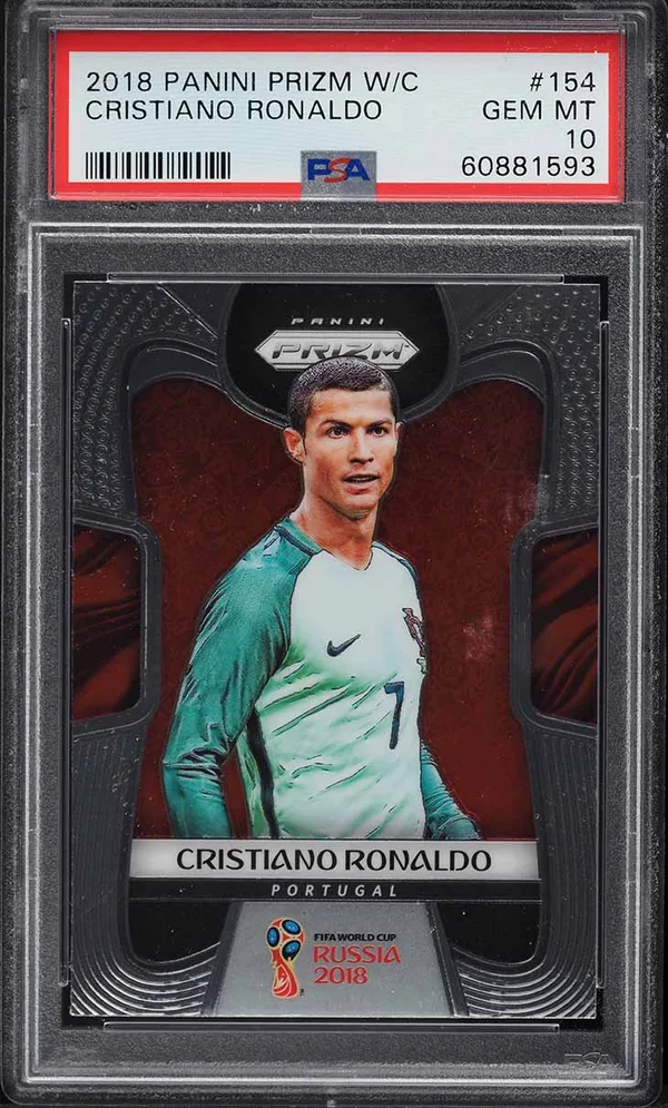 2018 Panini Prizm World Cup Cristiano Ronaldo #154