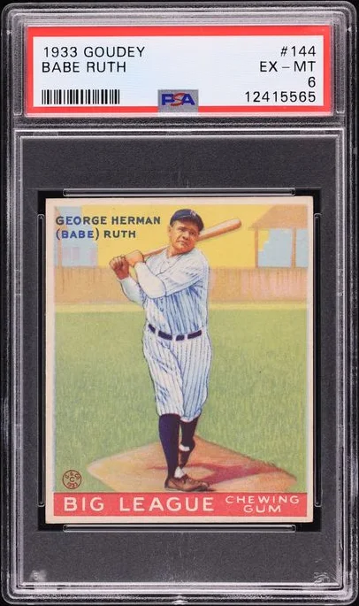 1933 Goudey Babe Ruth #144