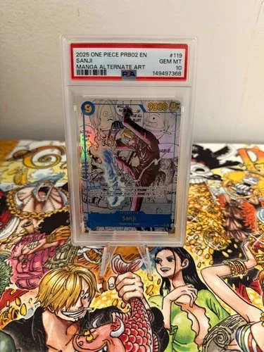 One Piece PRB02 Sanji, Manga Alt Art (English)